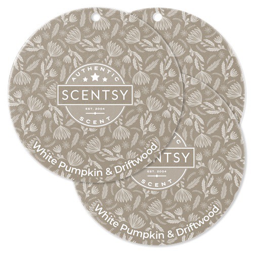 White Pumpkin and Driftwood Scentsy Scent Circle
