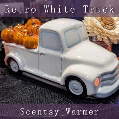 Retro White Truck Scentsy Warmer