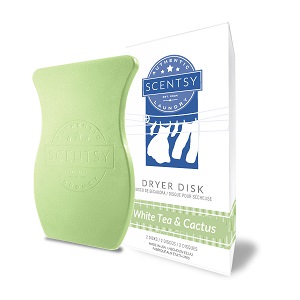 White Tea and Cactus Scentsy Dryer Disk | Tanya Charette