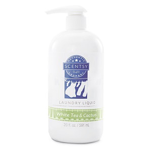 White Tea and Cactus Scentsy Laundry Liquid