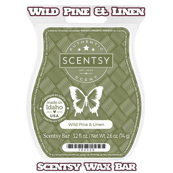 Wild Pine & Linen Scentsy Bar