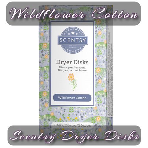 Wildflower Cotton Scentsy Dryer Disks