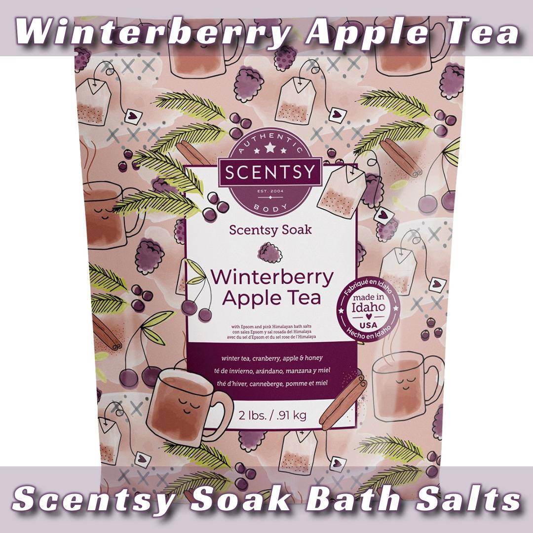 Winterberry Apple Tea Scentsy Soak Bath Salts