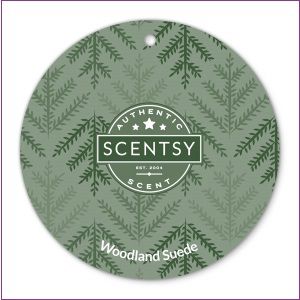 Woodland Suede Scentsy Scent Circle Stock Image