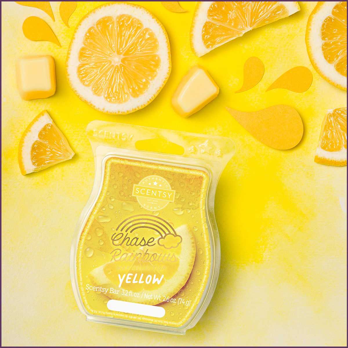Yellow - Chase Rainbows Scentsy Bar Yellow - Chase Rainbows Scentsy Bar